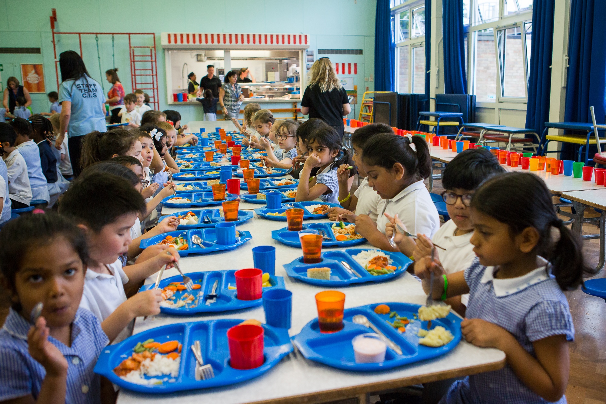 Children at lunch