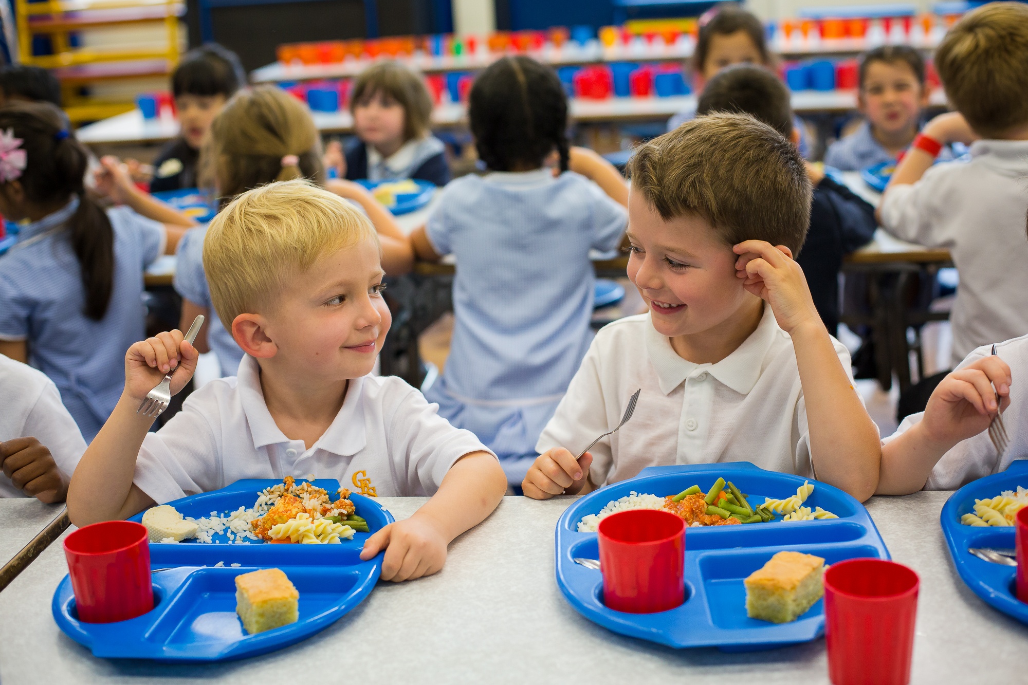 Children at lunch