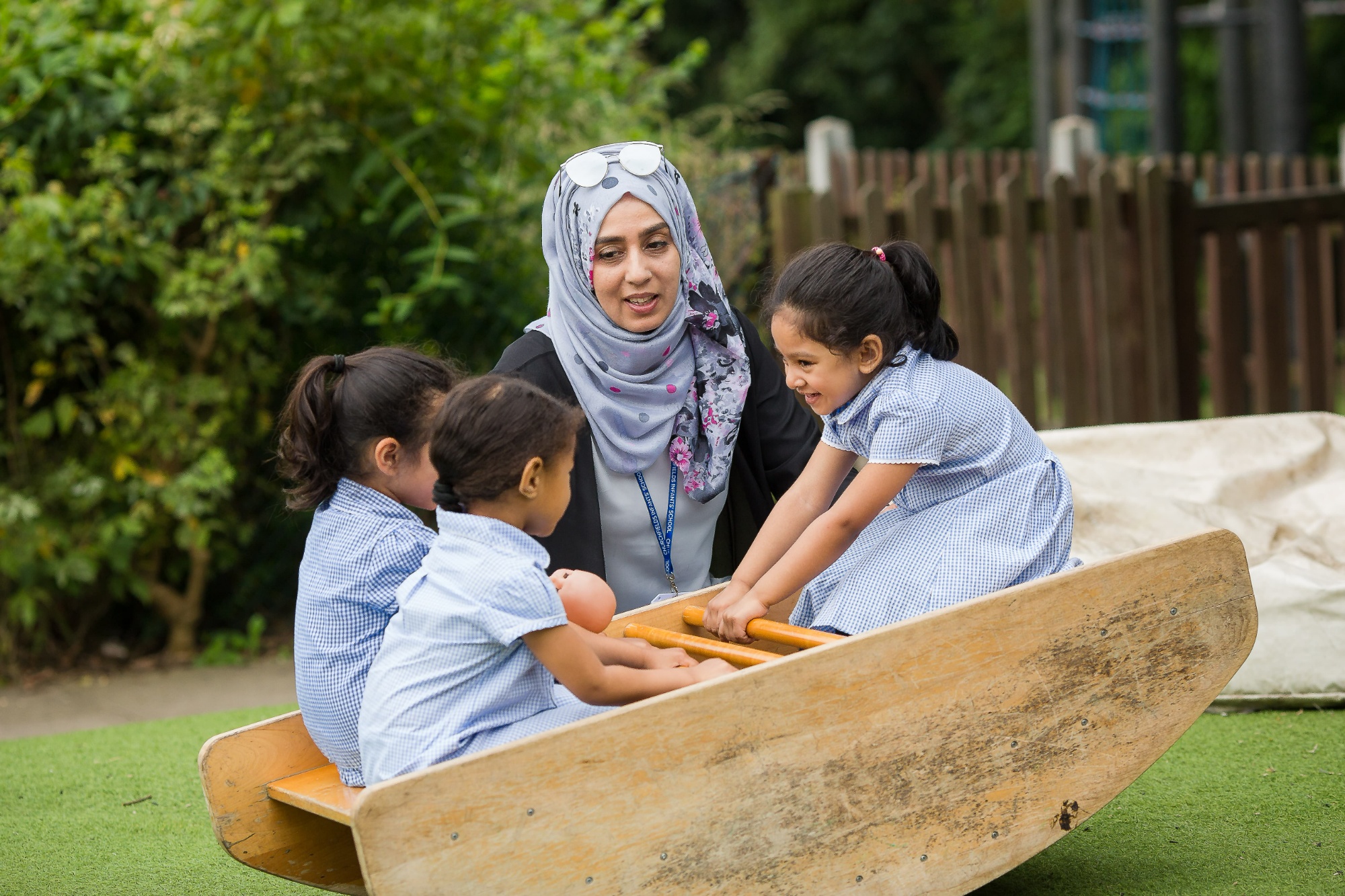 Nursery Children outside