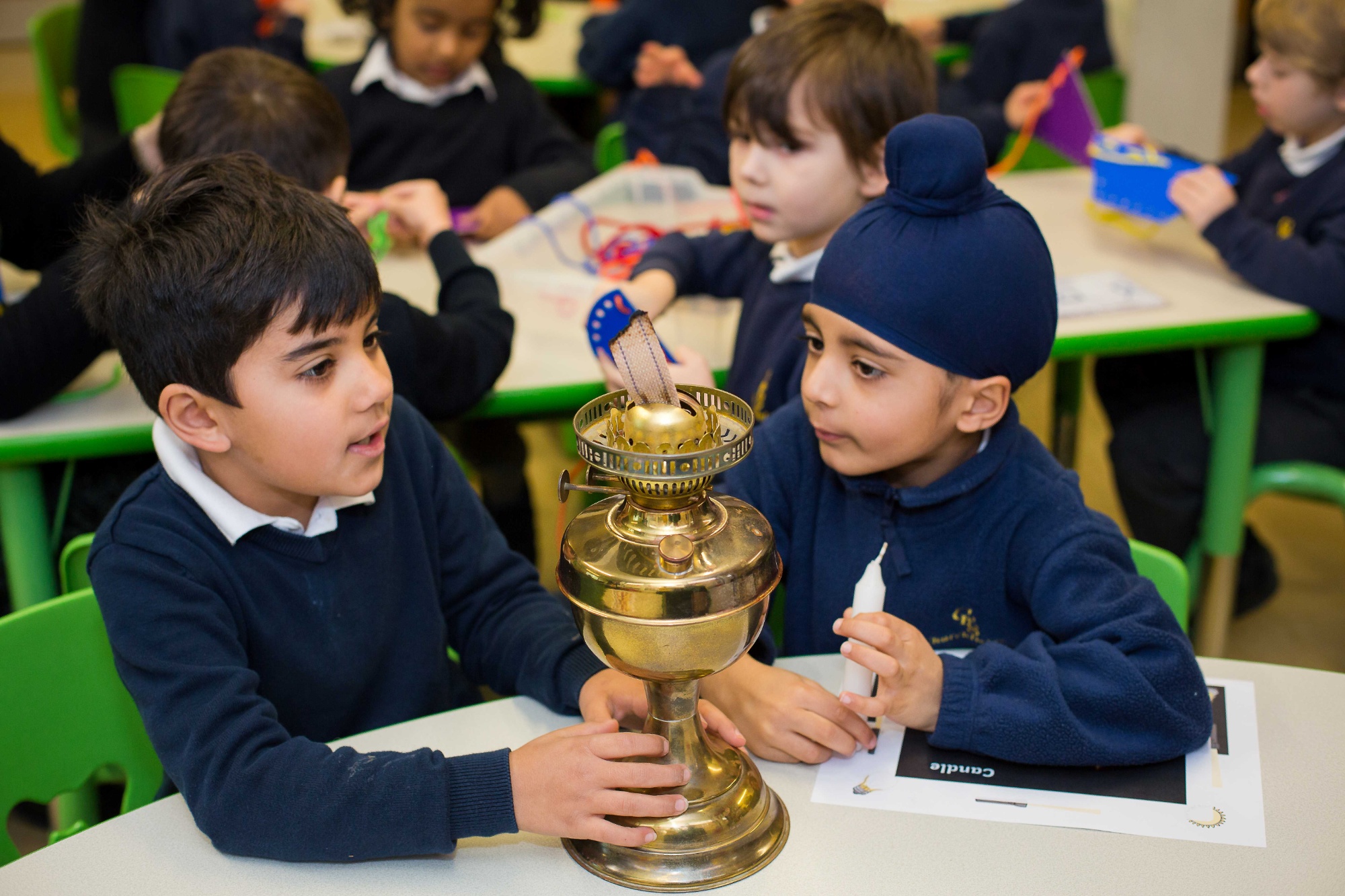 Children in class