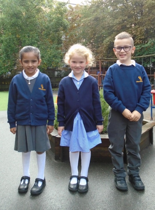 Children in uniform