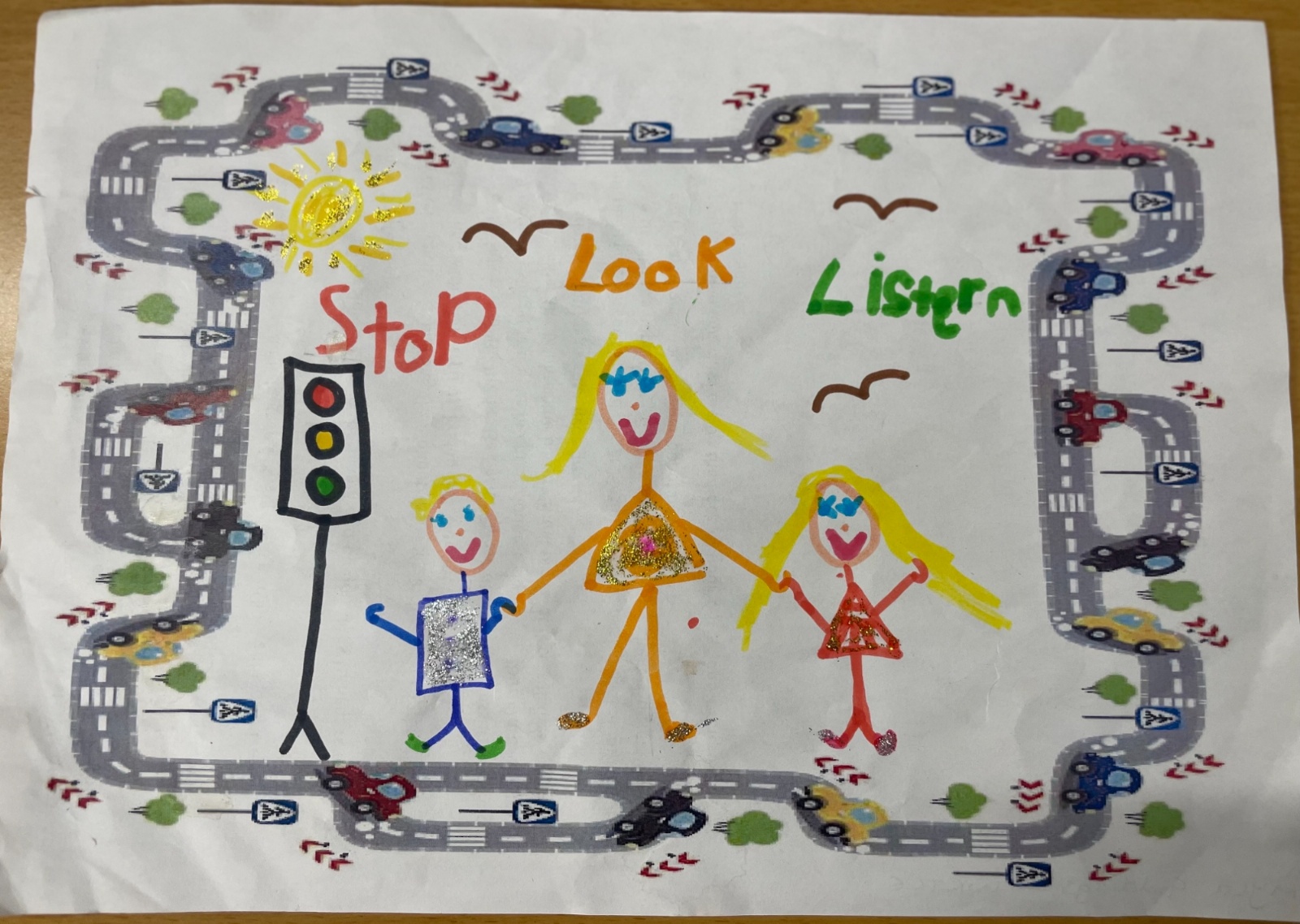 Ss Peter and Paul JNS: Road Safety Poster Competition-saigonsouth.com.vn